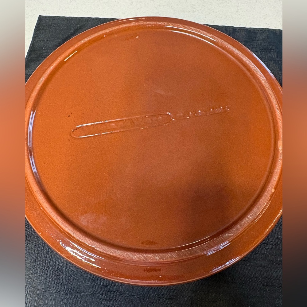 Vintage Wieland Ware Terra Cotta Hot Tortilla Steamer With Lid - Picture 3 of 7